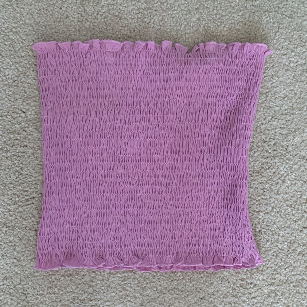 Stretchy Lavender Bando Top